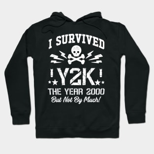 Vintage Y2K - I Survived Y2K the Year 2000 - But not by Much! Hoodie